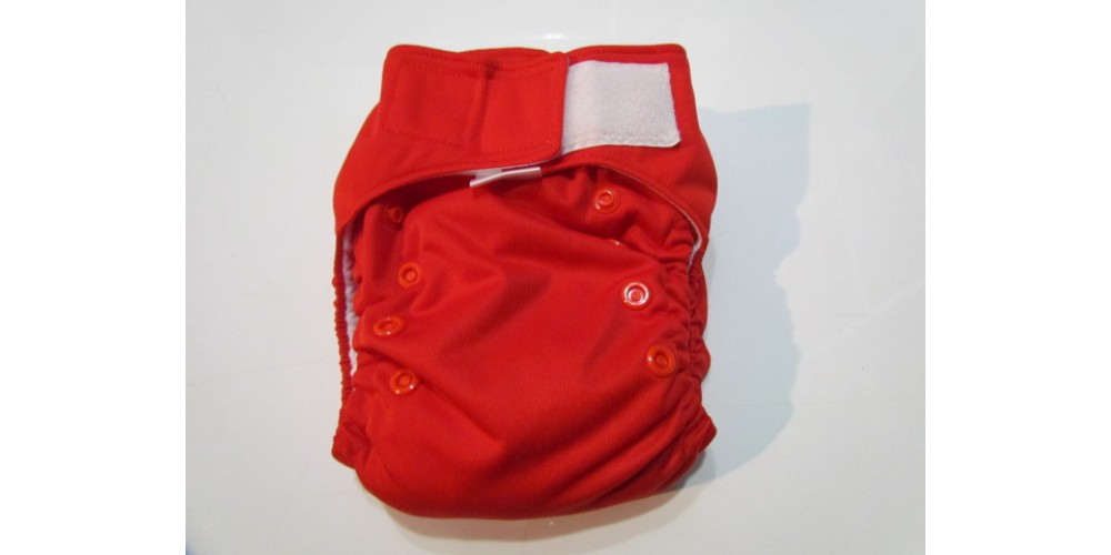 Omaiki- à poche-rouge- Velcro